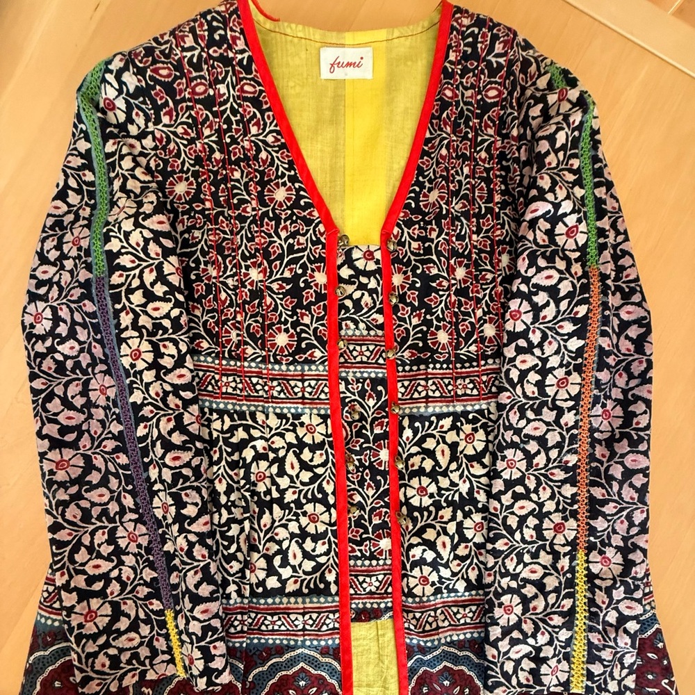 Fumi women jkt Sz S Multicolor Floral Women's Jacket perfect condition